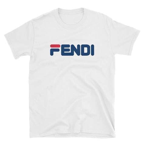 fendi fila t shirt replica|fila x fendi sneakers.